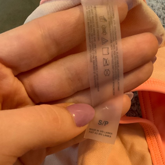 La Senza Coral Peach Push Up Swimsuit SMALL - Picture 9 of 9